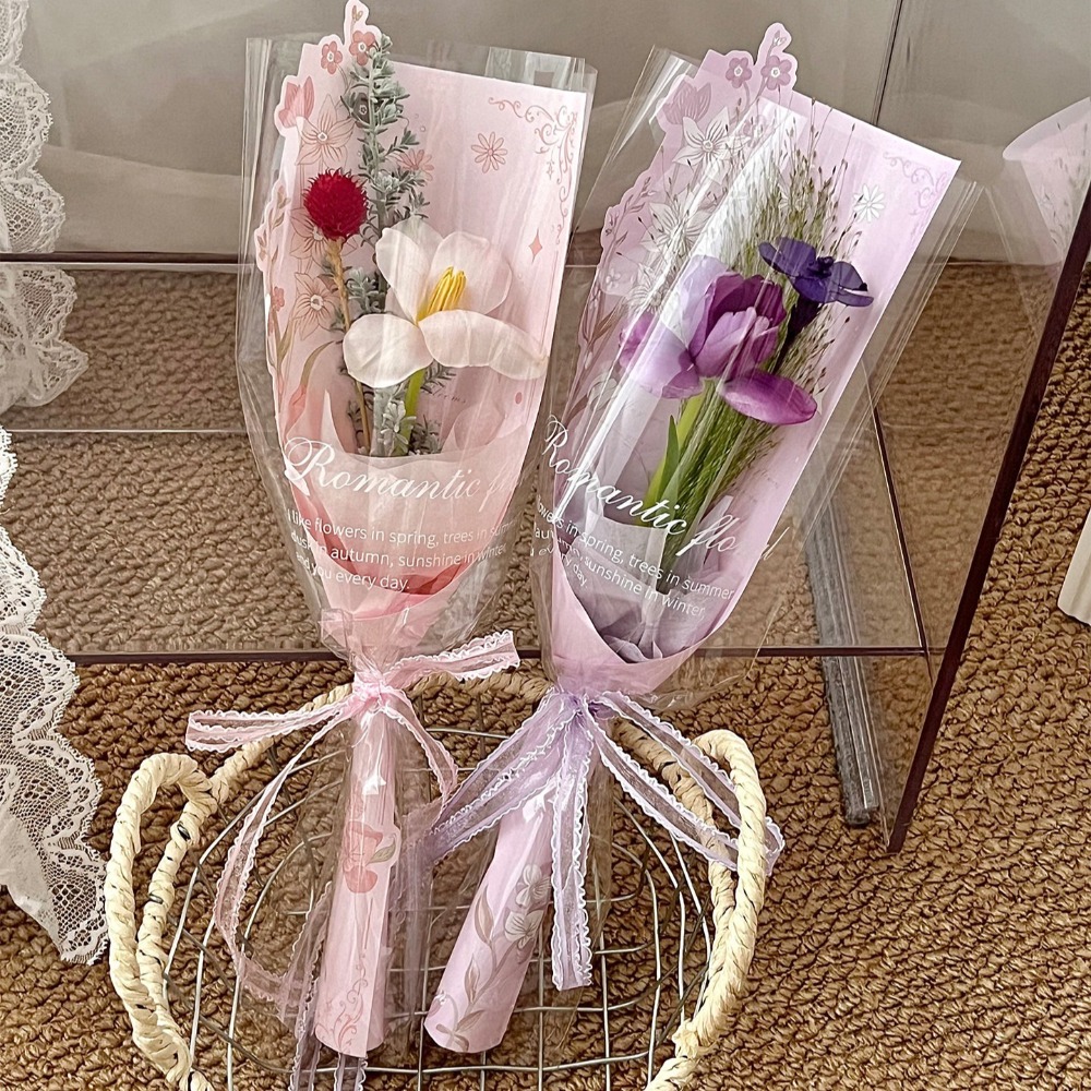 Florist Supply House - 10 Pezzi di Sacchetti Trasparenti per