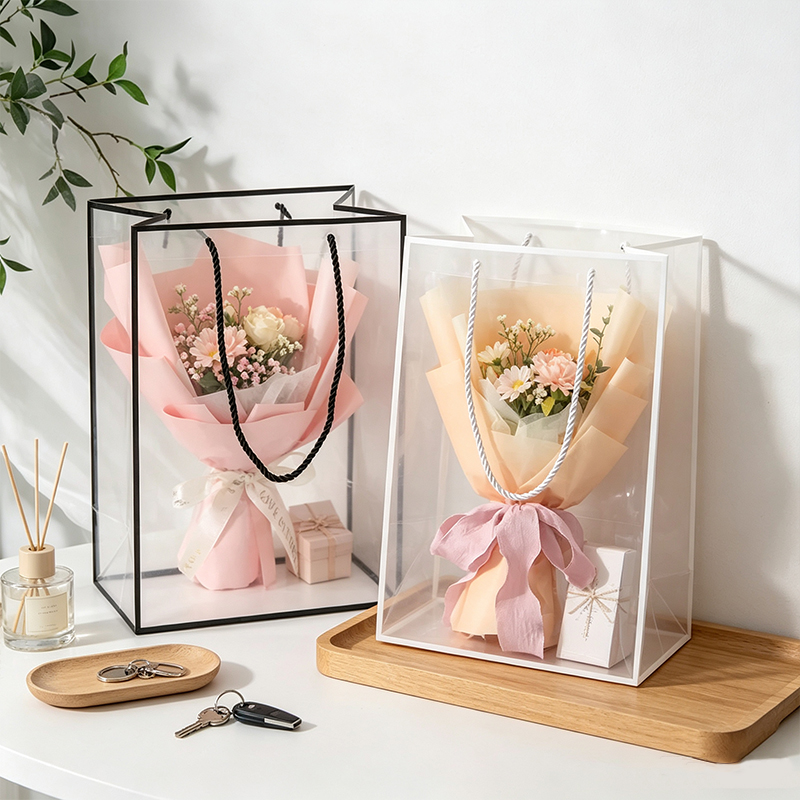 Florist Supply House - 1/3/10 Pezzi Sacchetto Trasparente in Plastica
