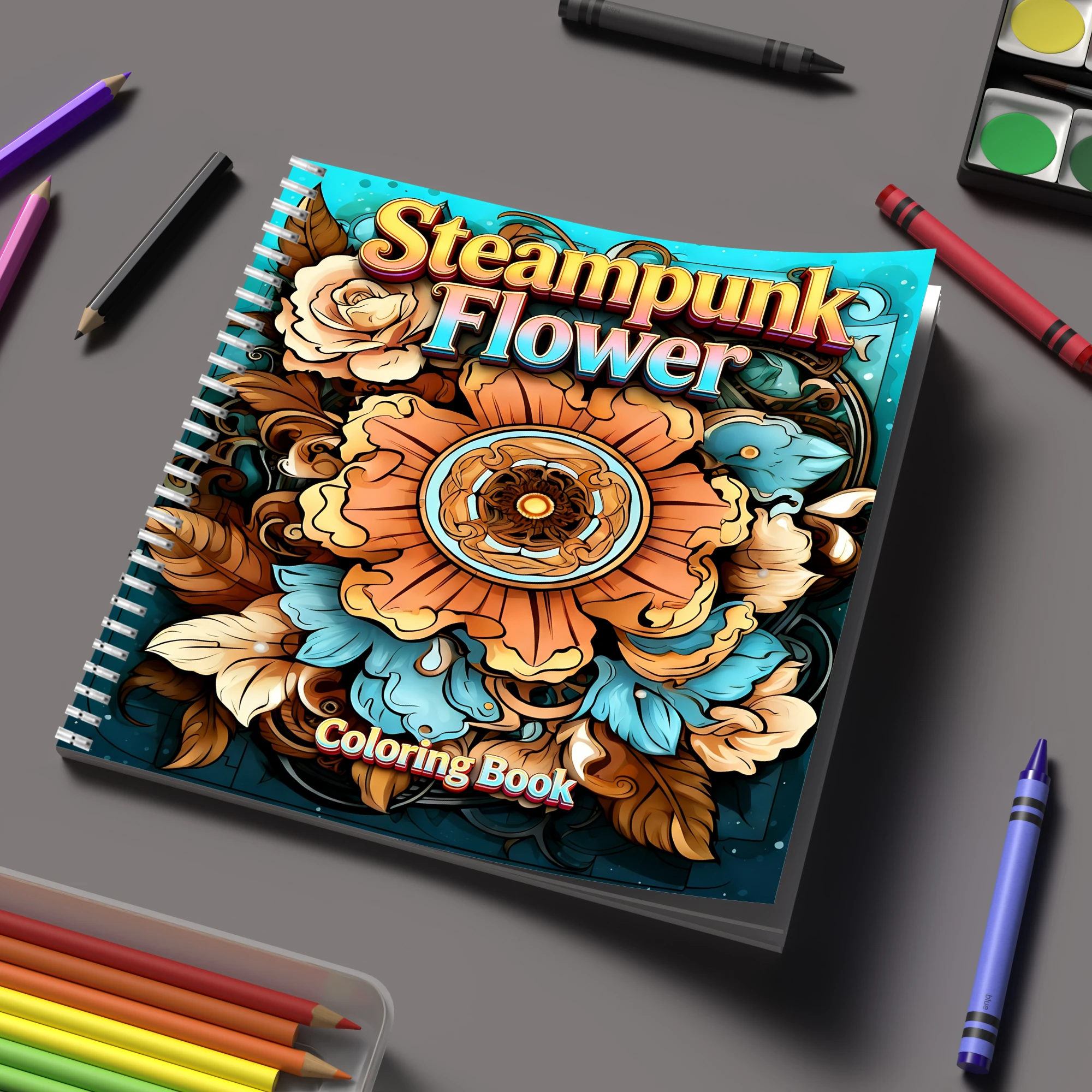 Libro da colorare Fiori Steamp - Flower Supply recensione e prezzo